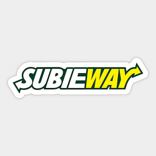 Subieway Sticker